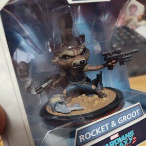 Q Fig Rocket & Groot Figurine / Marvel Guardians of the Galaxy NIB